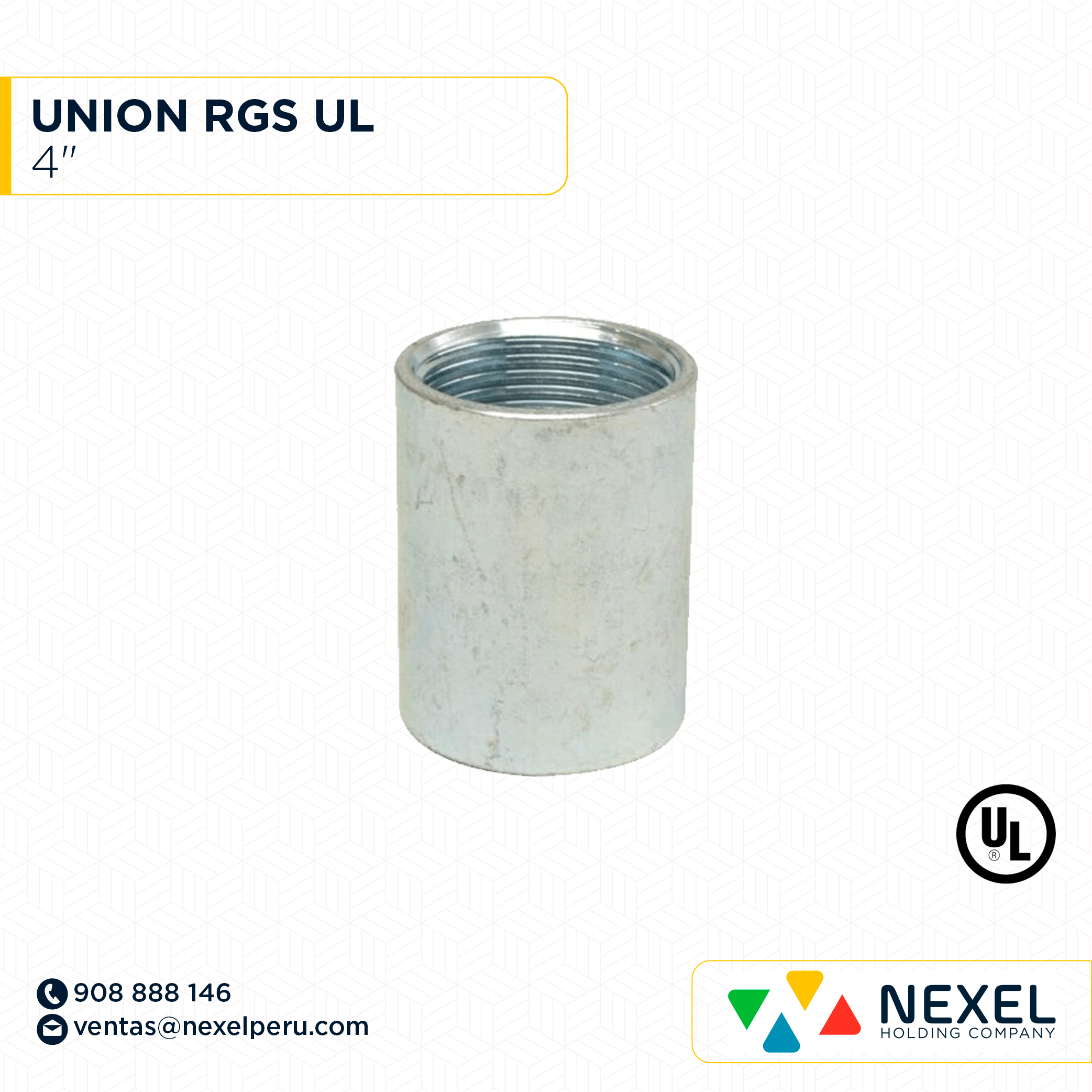 OUT- UNION RGS 4" UL STANDARD