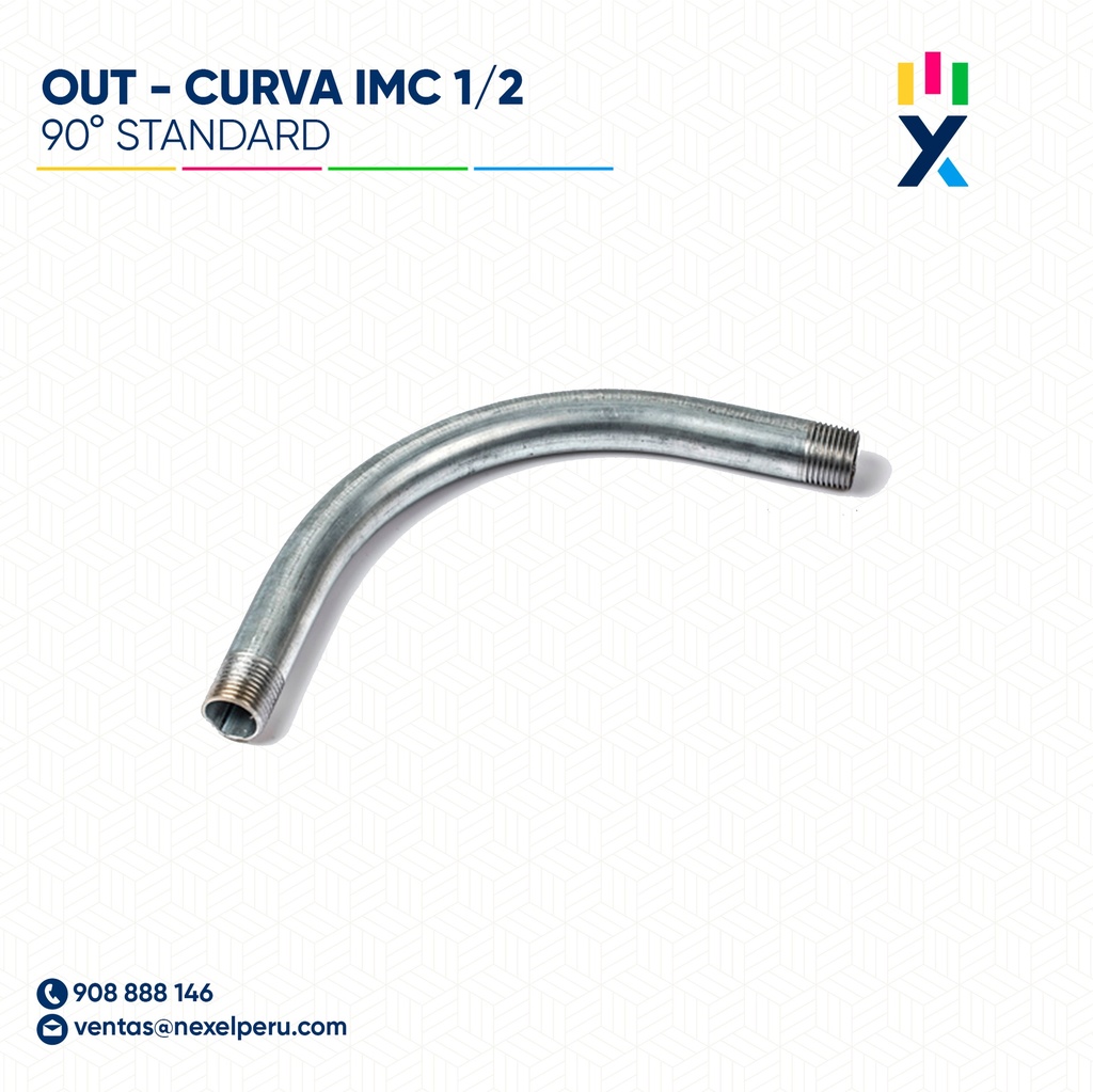 OUT- CURVA IMC 1/2" X 90° UL STANDARD