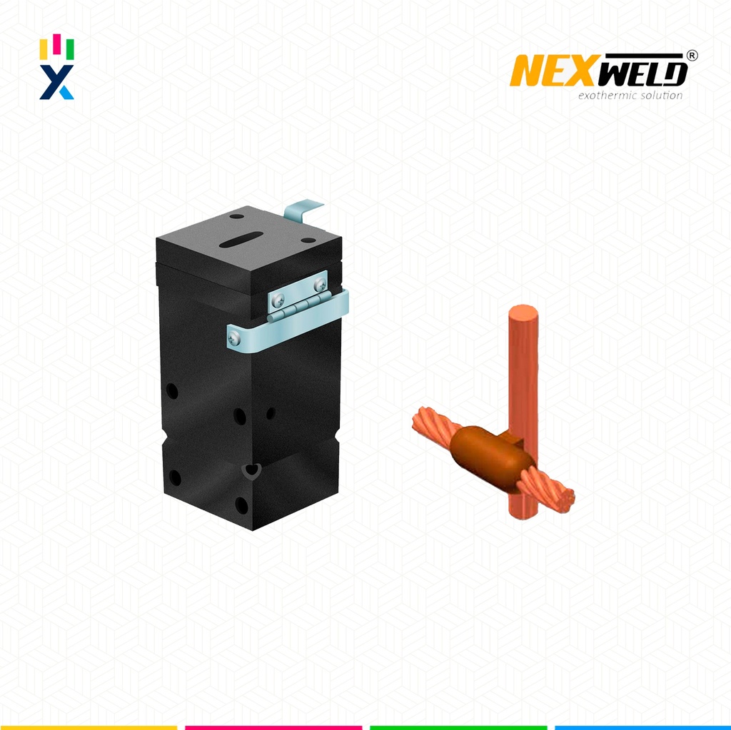 OUT- MOLDE VARILLA CABLE SOBREPUESTA - T (CR-3) (3/4 - 2/0AWG) T/ M-1595 C/ GYE-182G CART. #115 NEXWELD