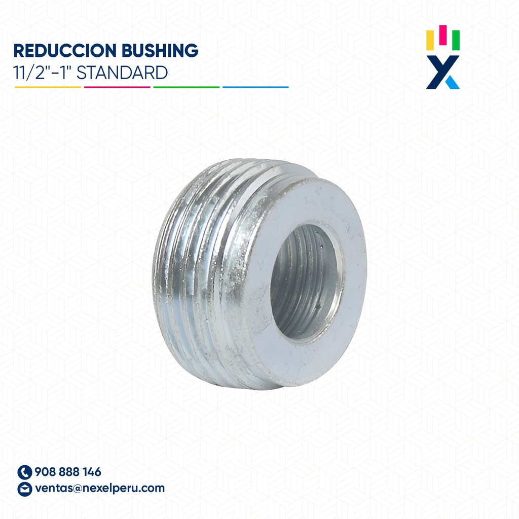 REDUCCION BUSHING 11/2"-1" STANDARD