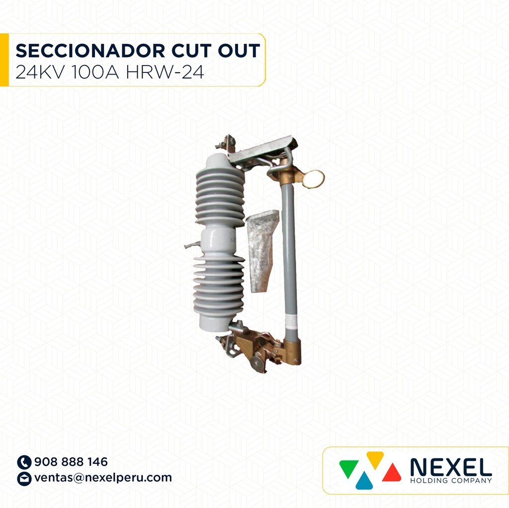 SECCIONADOR "CUT AUT" TIPO HRW-24 KV IMPORTADO