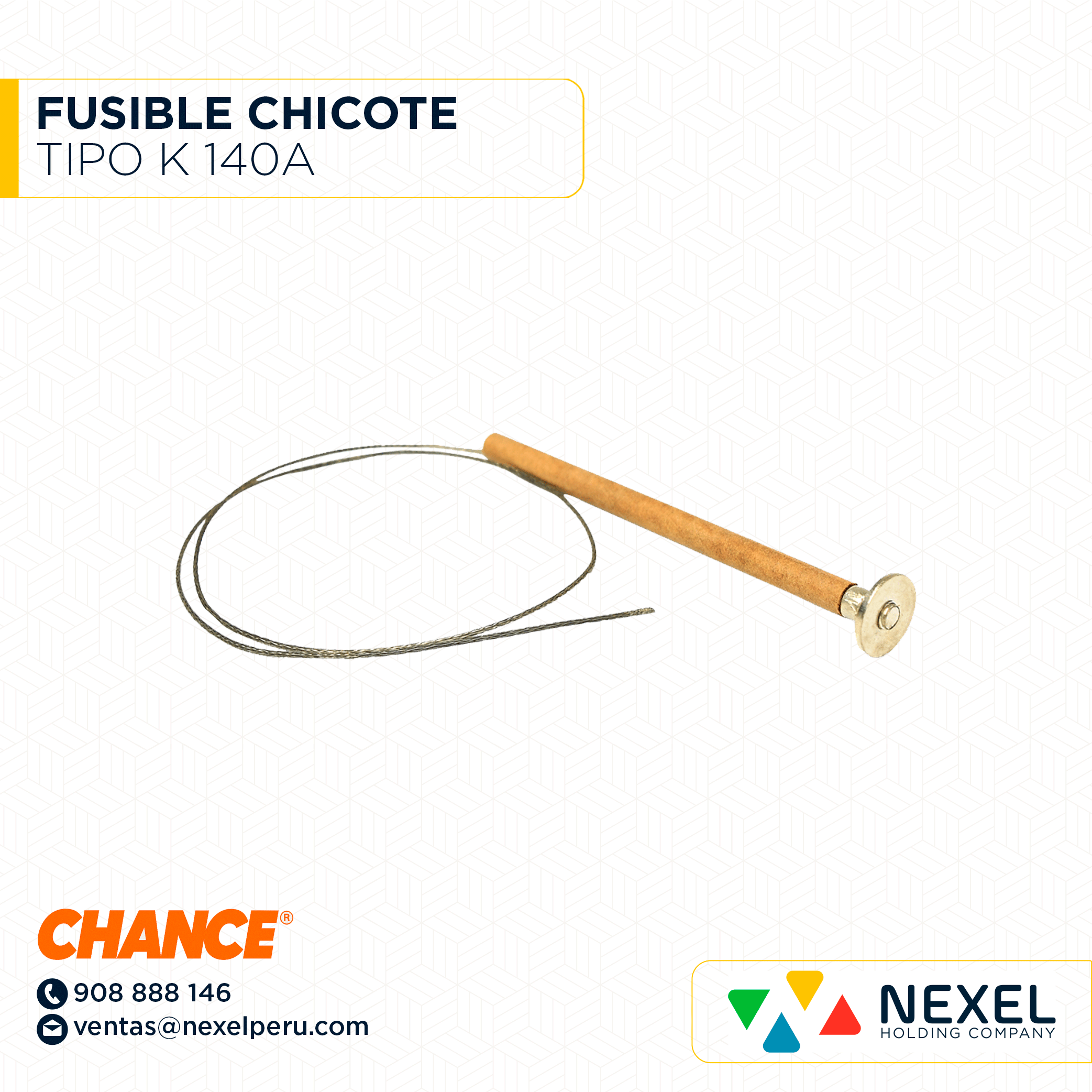FUSIBLE CHICOTE TIPO K 140A CHANCE
