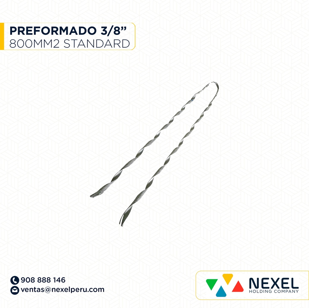PREFORMADO 3/8" X 800MM2 STANDARD