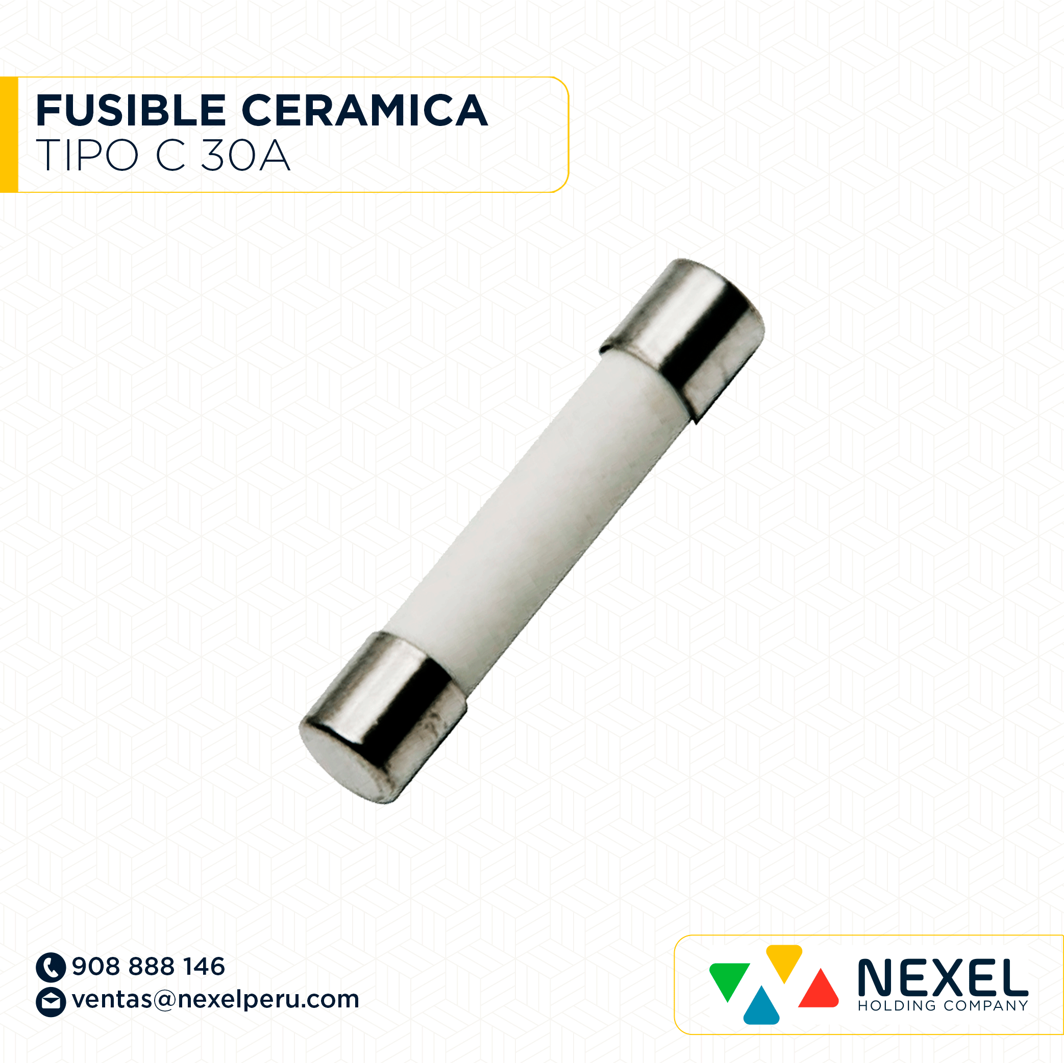 FUSIBLE CERAMICA TIPO C 30A STANDARD