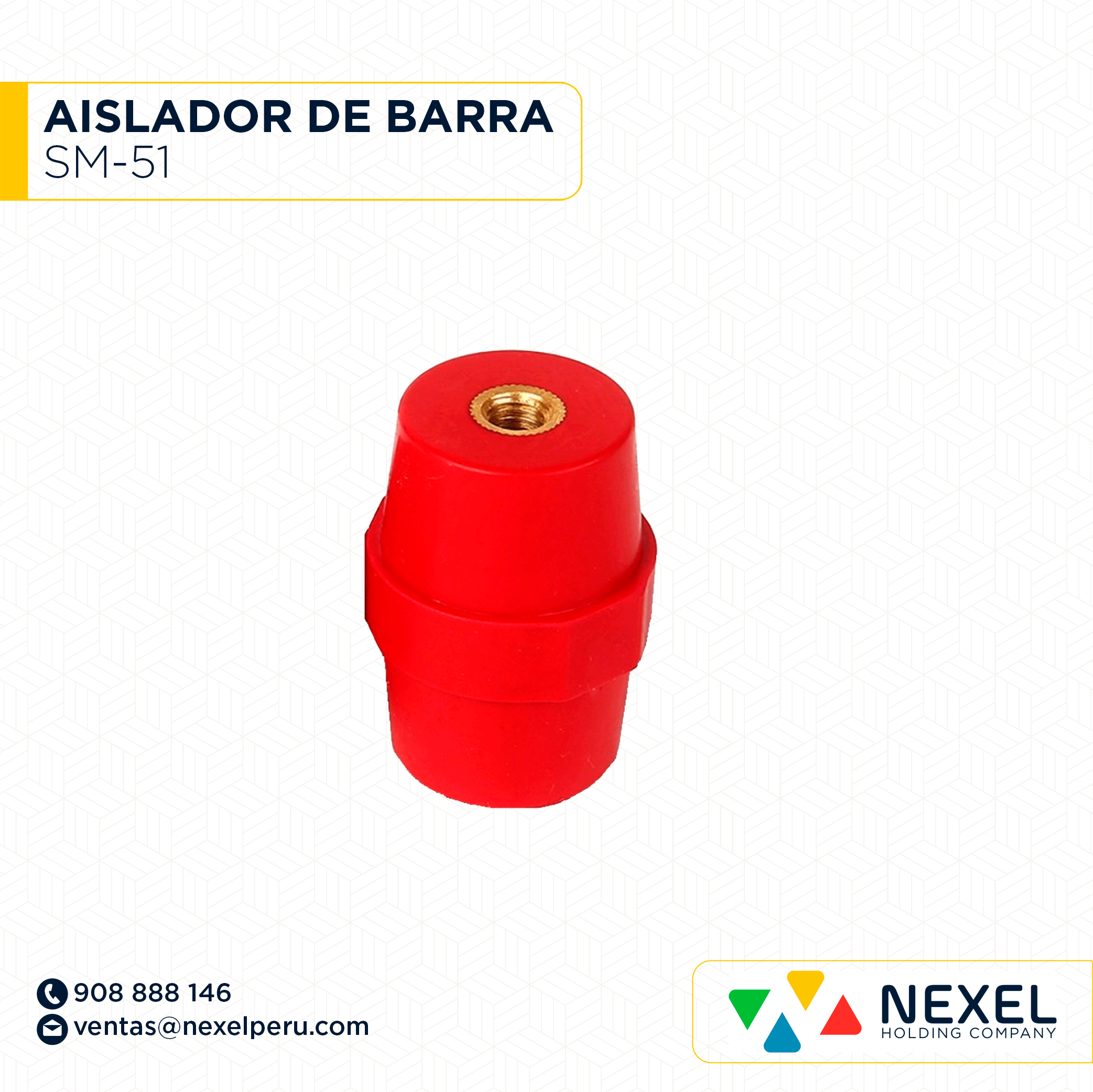AISLADOR DE BARRA SM-51 IMPORTADO