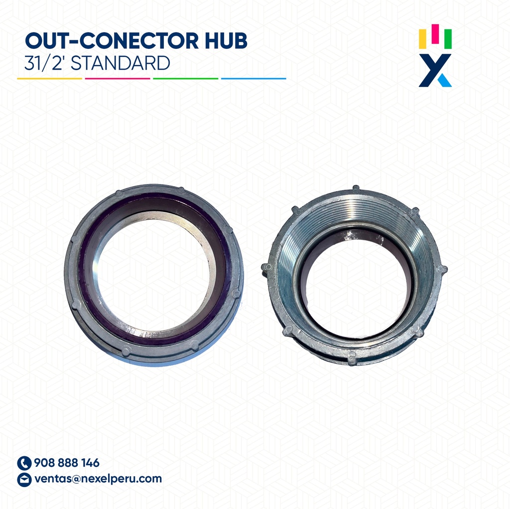 OUT-CONECTOR HUB 31/2' STANDARD