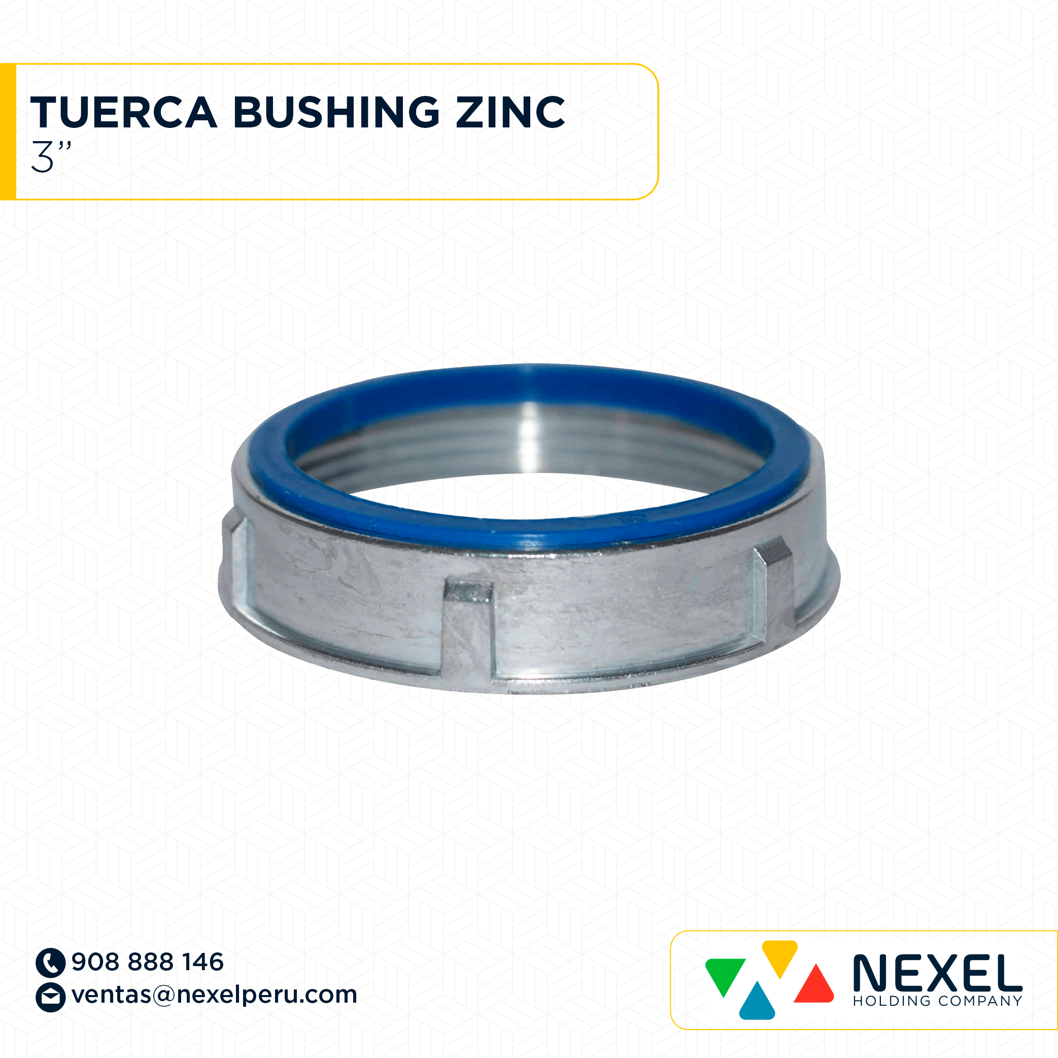 TUERCA BUSHING 3' ZINC STANDARD
