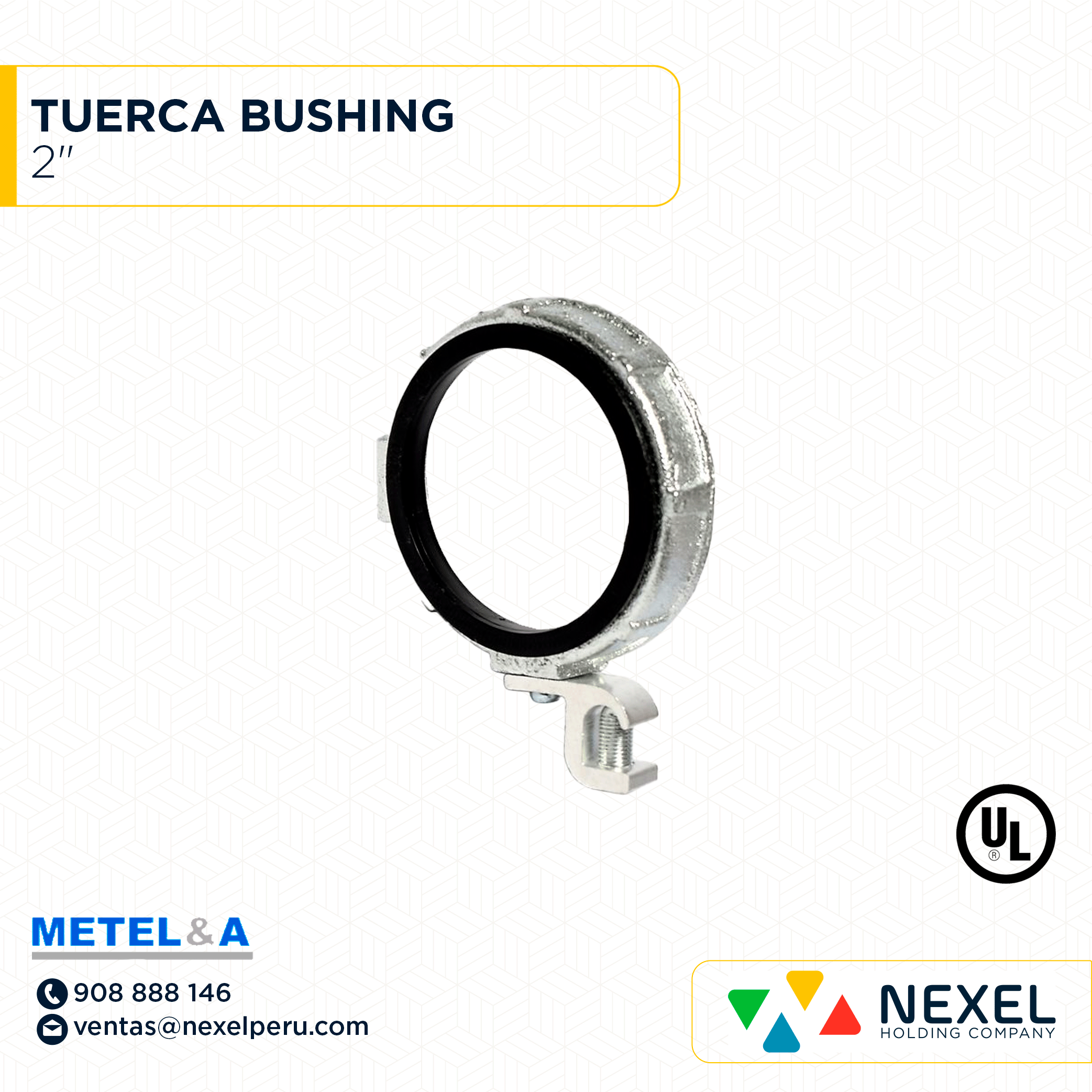 TUERCA BUSHING 2" METELSA