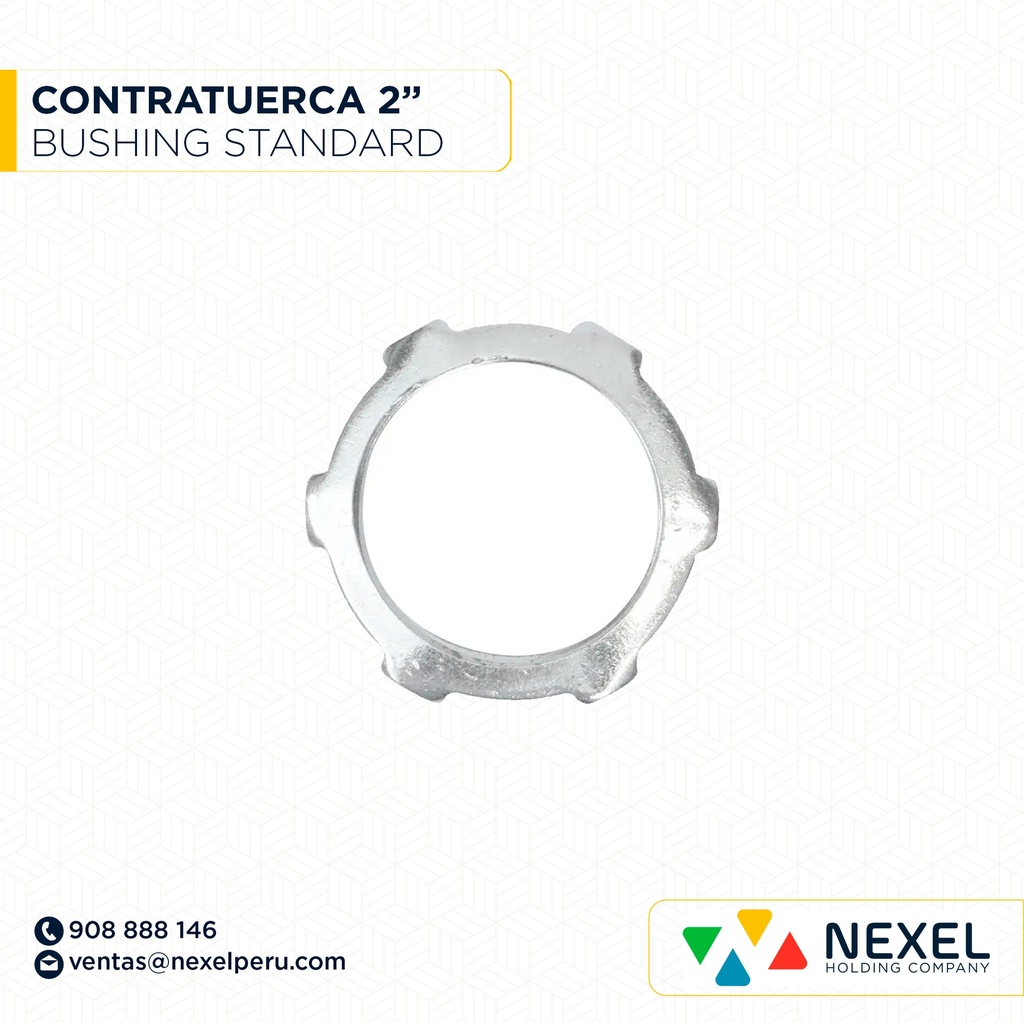CONTRATUERCA BUSHING 2" ZINC STANDARD