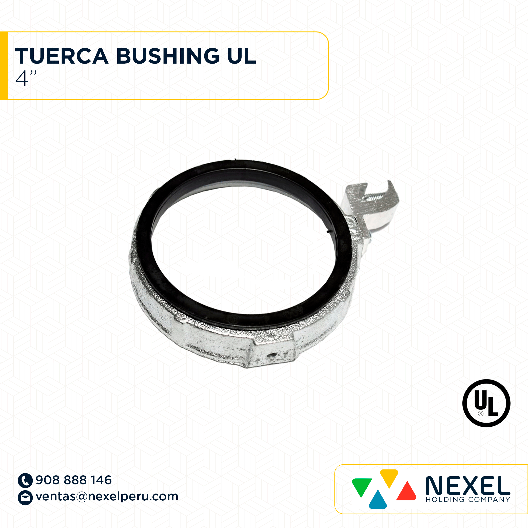 TUERCA BUSHING 4" UL STANDARD
