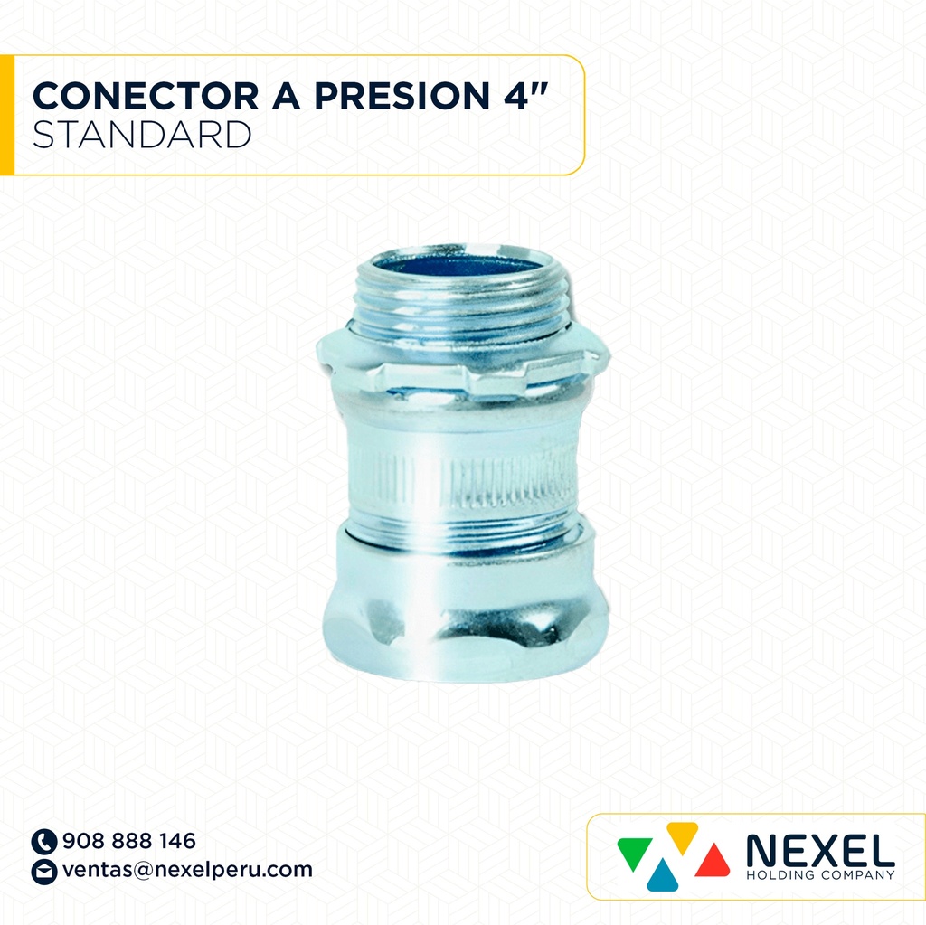 CONECTOR A PRESION 4" STANDARD