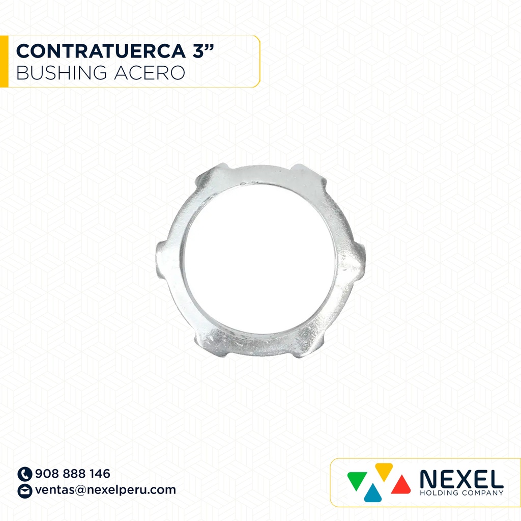 CONTRATUERCA BUSHING 3" ACERO STANDARD