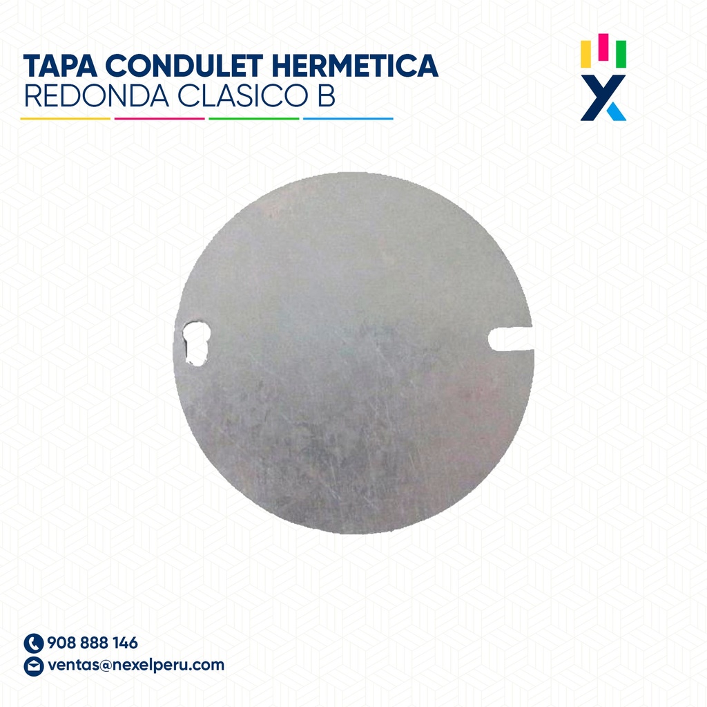 TAPA CONDULET HERMETICA REDONDA CLASICO B STANDARD