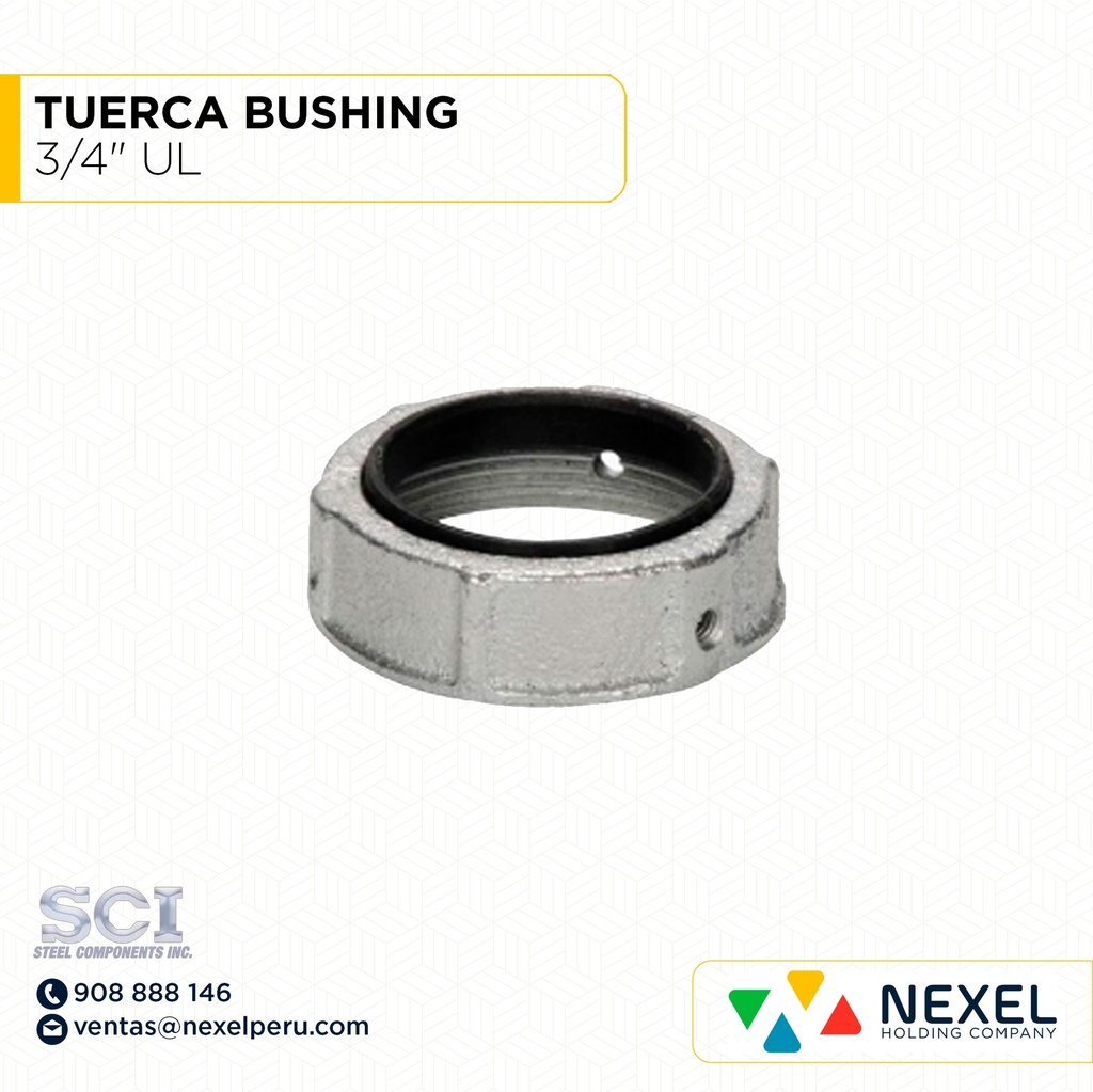 TUERCA BUSHING 3/4" SCI