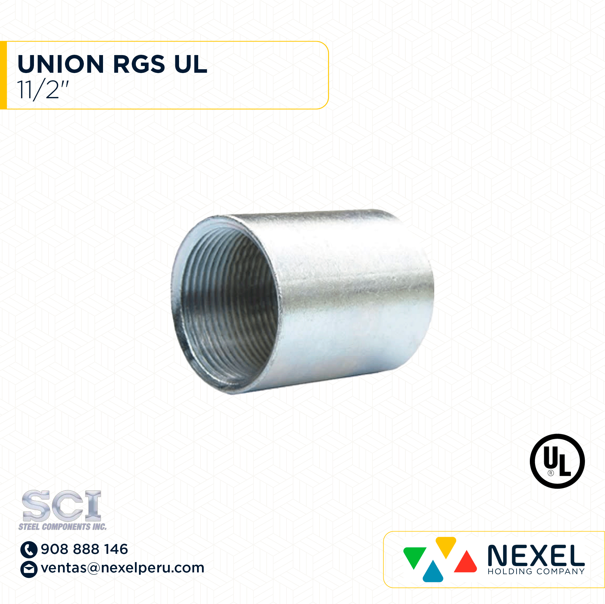 UNION RGS 11/2" UL SCI