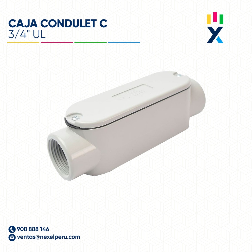 CAJA CONDULET C 3/4" UL TRAMONTINA
