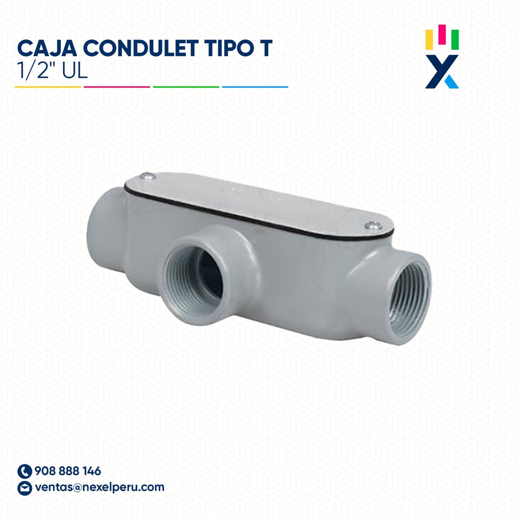CAJA CONDULET TIPO T 1/2" UL STANDARD