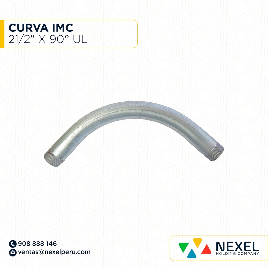 CURVA IMC 21/2" X 90° UL STANDARD - B