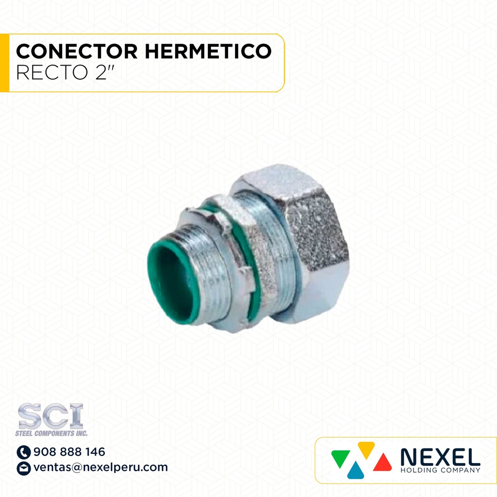 CONECTOR HERMETICO RECTO 2" SCI