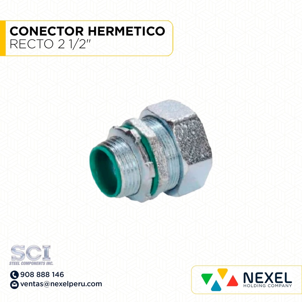OUT- CONECTOR HERMETICO RECTO 21/2" SCI