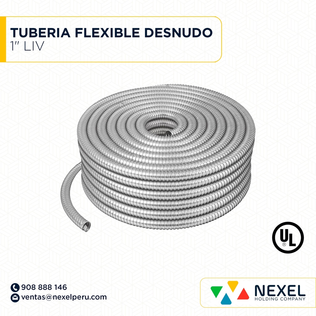 TUBERIA FLEXIBLE DESNUDO 1" LIV STANDARD