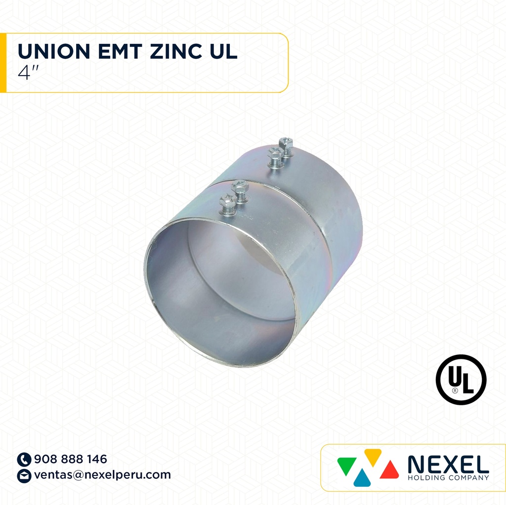 UNION EMT 4" ZINC UL STANDARD