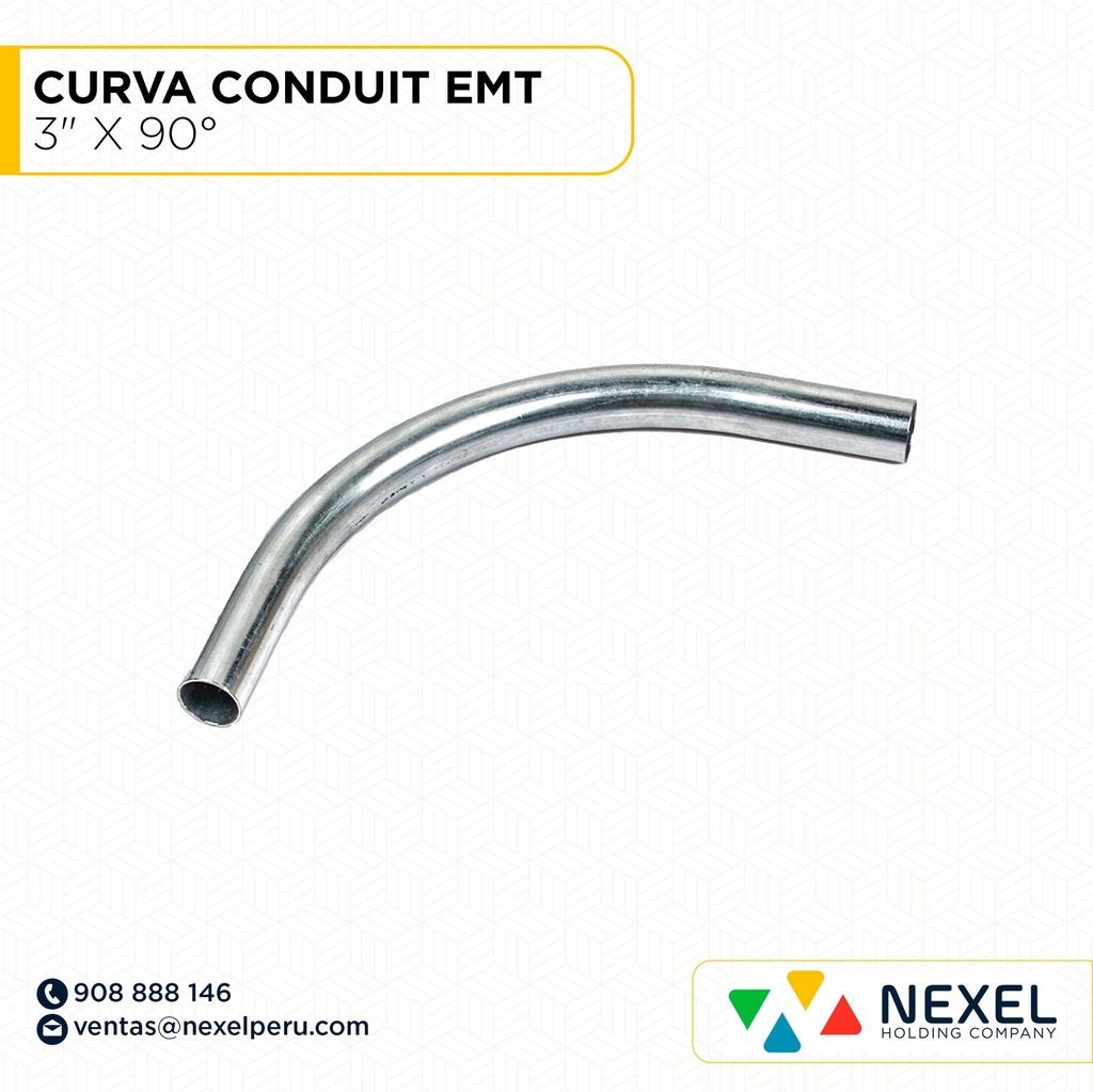 CURVA CONDUIT EMT 3" X 90° STANDARD STANDARD