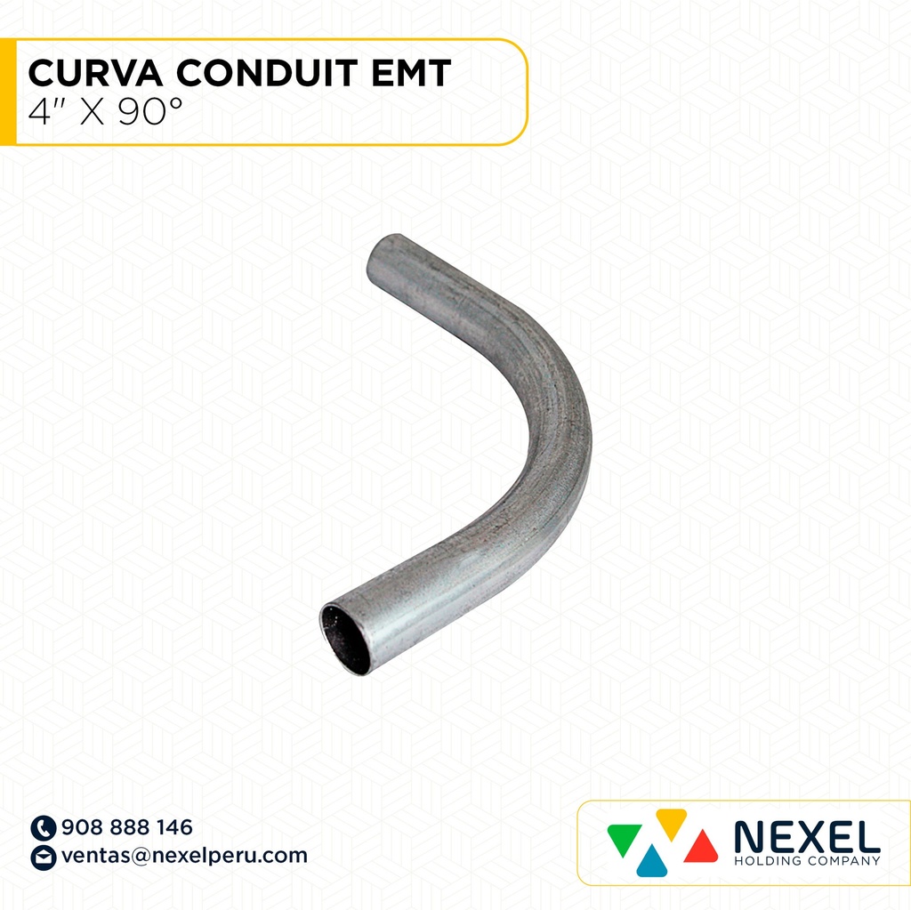 CURVA CONDUIT EMT 4" X 90° STANDARD