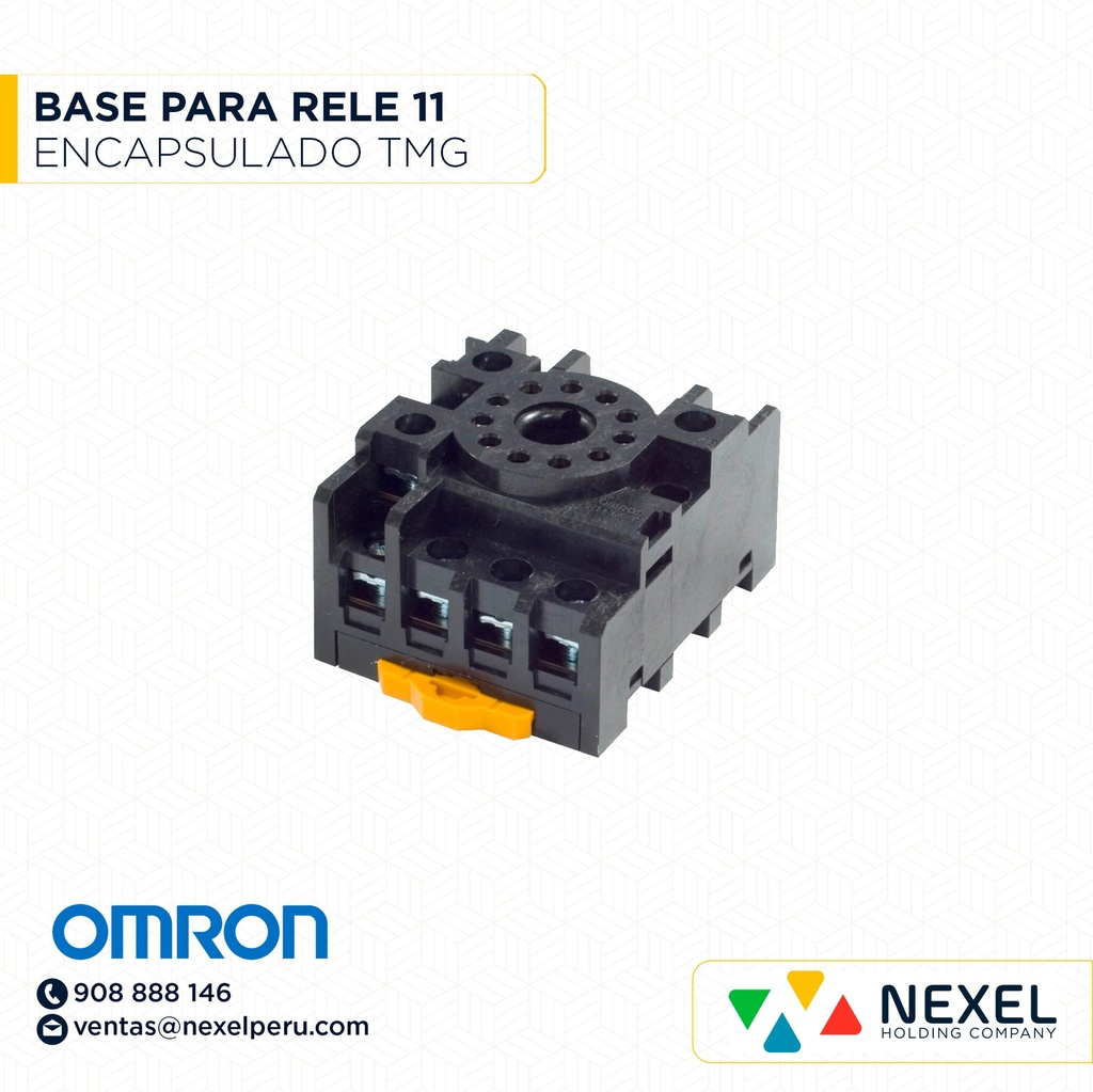 BASE PARA RELE ENCAPSULADO 11 PINES PF113AE TMG