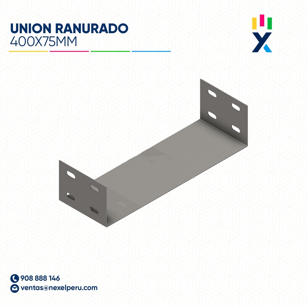 UNION RANURADO 400X75MM NACIONAL
