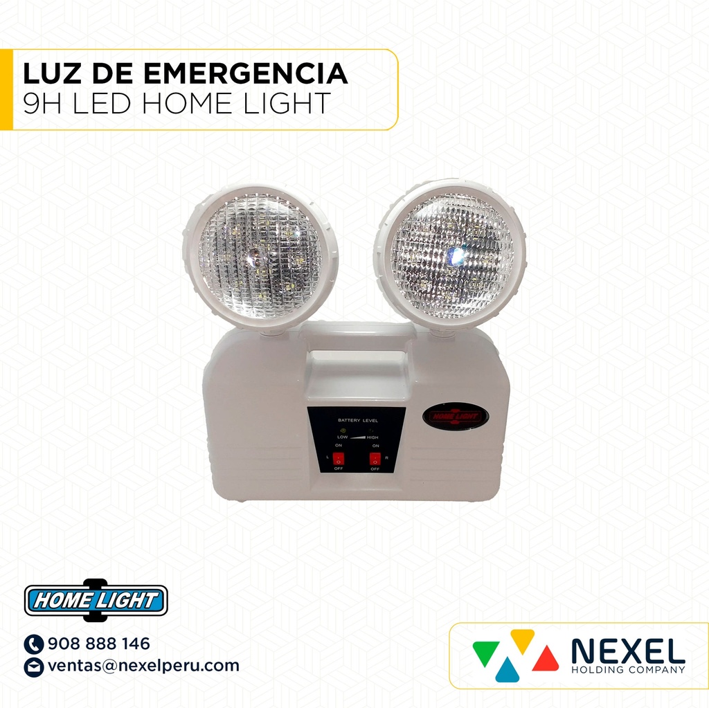 OUT- LUZ DE EMERGENCIA 9H LED HOME LIGHT