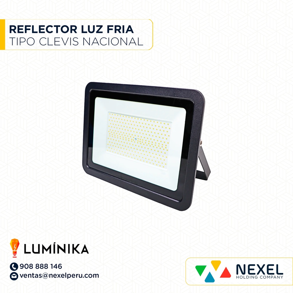 REFLECTOR LED LUZ BLANCA 150WT 36.5X32.6CM 200-260V IP65 LUMINIKA
