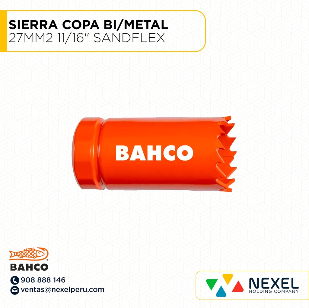 SIERRA COPA BI/METAL 27MM2 11/16" SANDFLEX