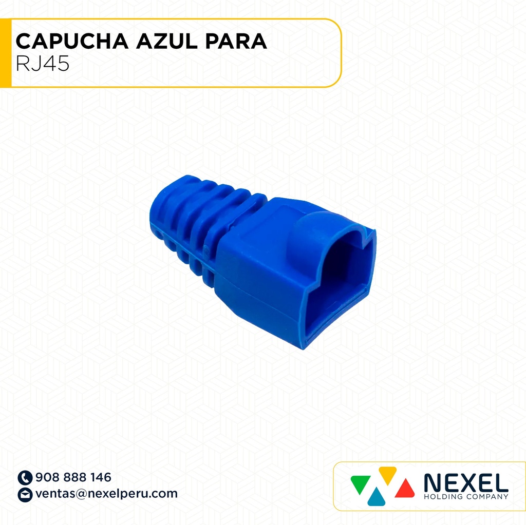 CAPUCHA AZUL PARA RJ45