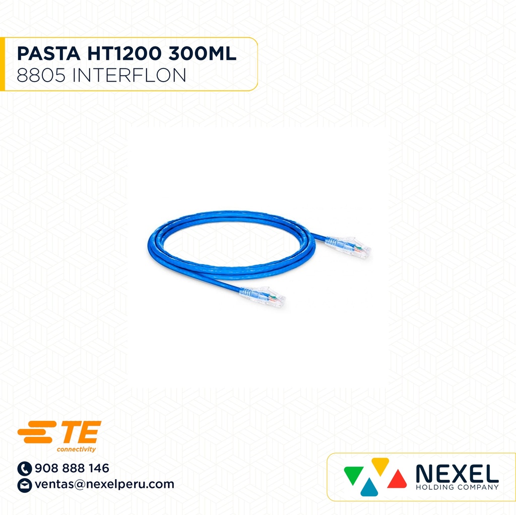 PATCH COR CAT6 AMP X1MT TE CONNECTIVITY