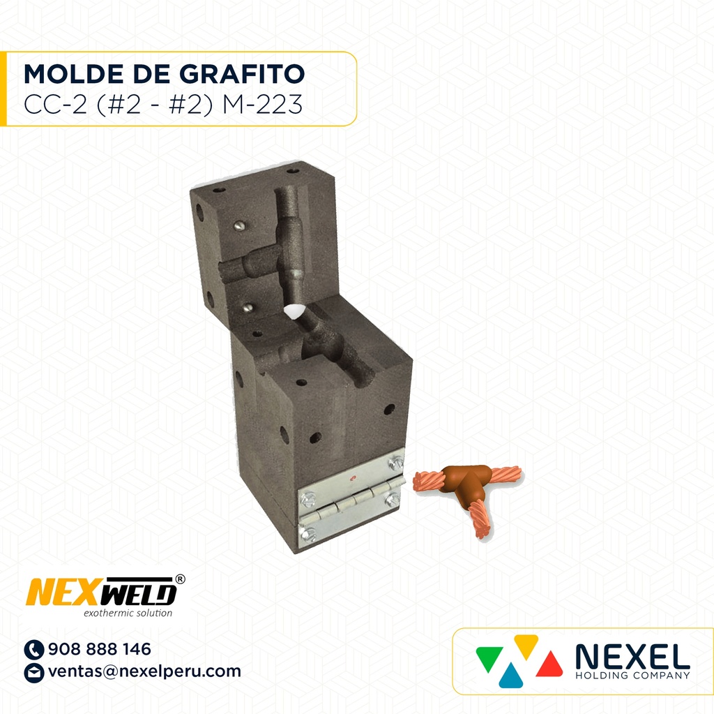 MOLDE DERIV. T (CC-2) (#2 - #2) M-223 TAC-1V1V CART. 45 NEXWELD