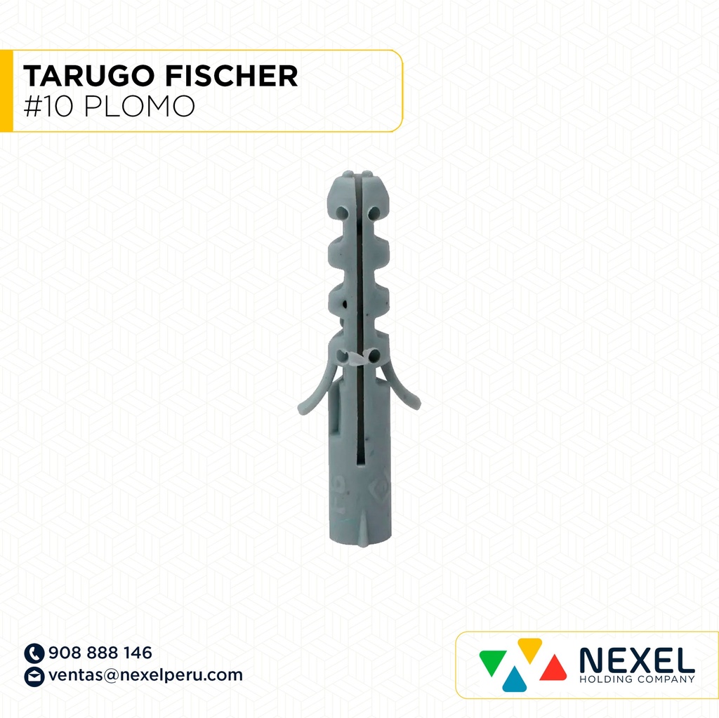 TARUGO FISCHER #10 PLOMO STANDARD