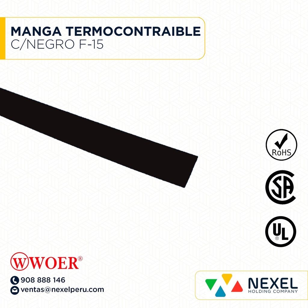 MANGA TERMOCONTRAIBLE C/NEGRO F-15 WOER