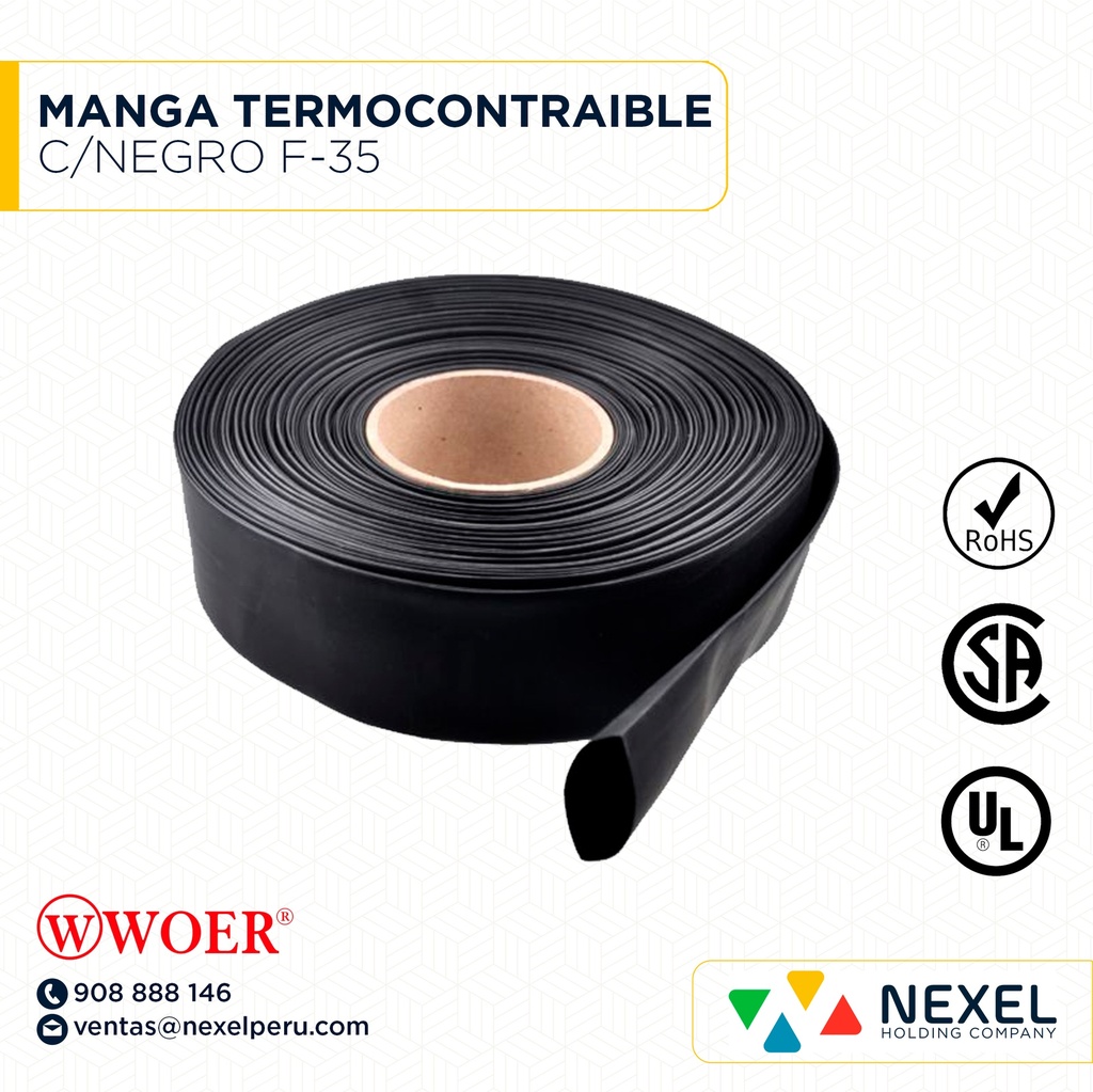MANGA TERMOCONTRAIBLE C/NEGRO F-35 WOER