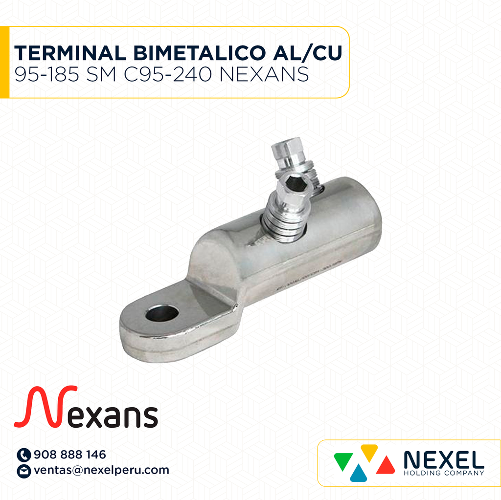 TERMINAL BIMETALICO AL/CU 95-185 SM C95-240 NEXANS