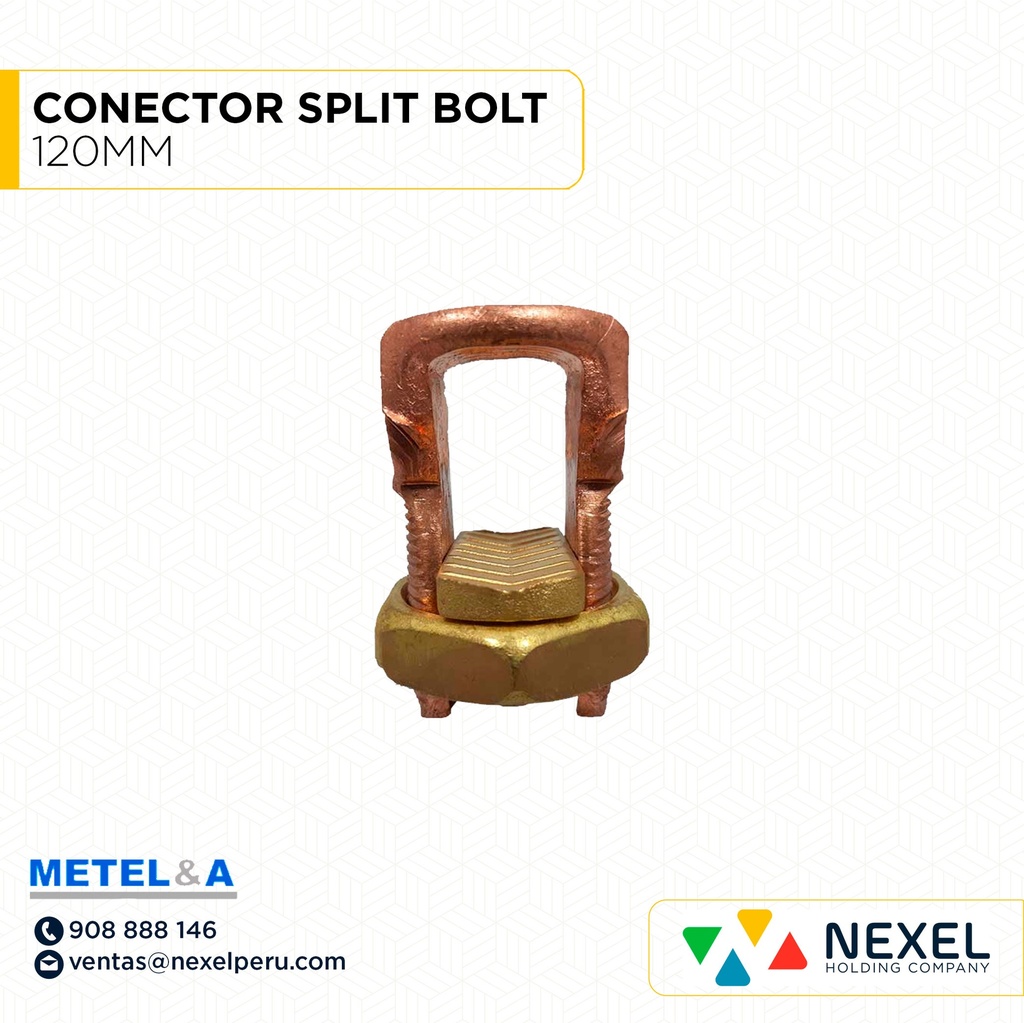 CONECTOR SPLIT BOLT 120MM METELSA