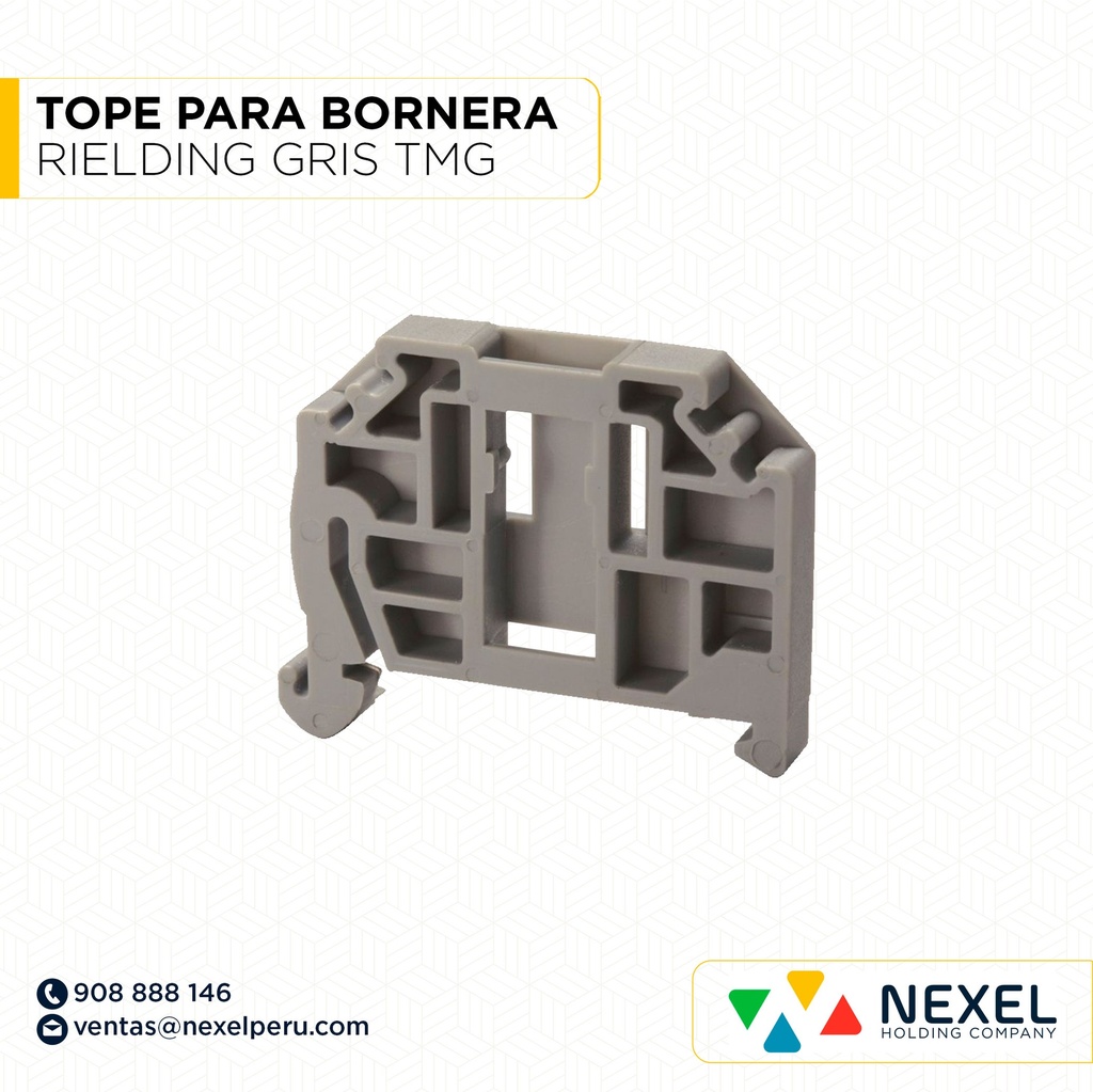 TOPE PARA BORNERA RIELDING GRIS TMG STANDARD A