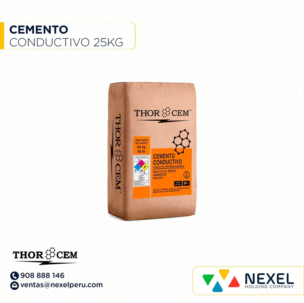 CEMENTO CONDUCTIVO 25KG THORCEM