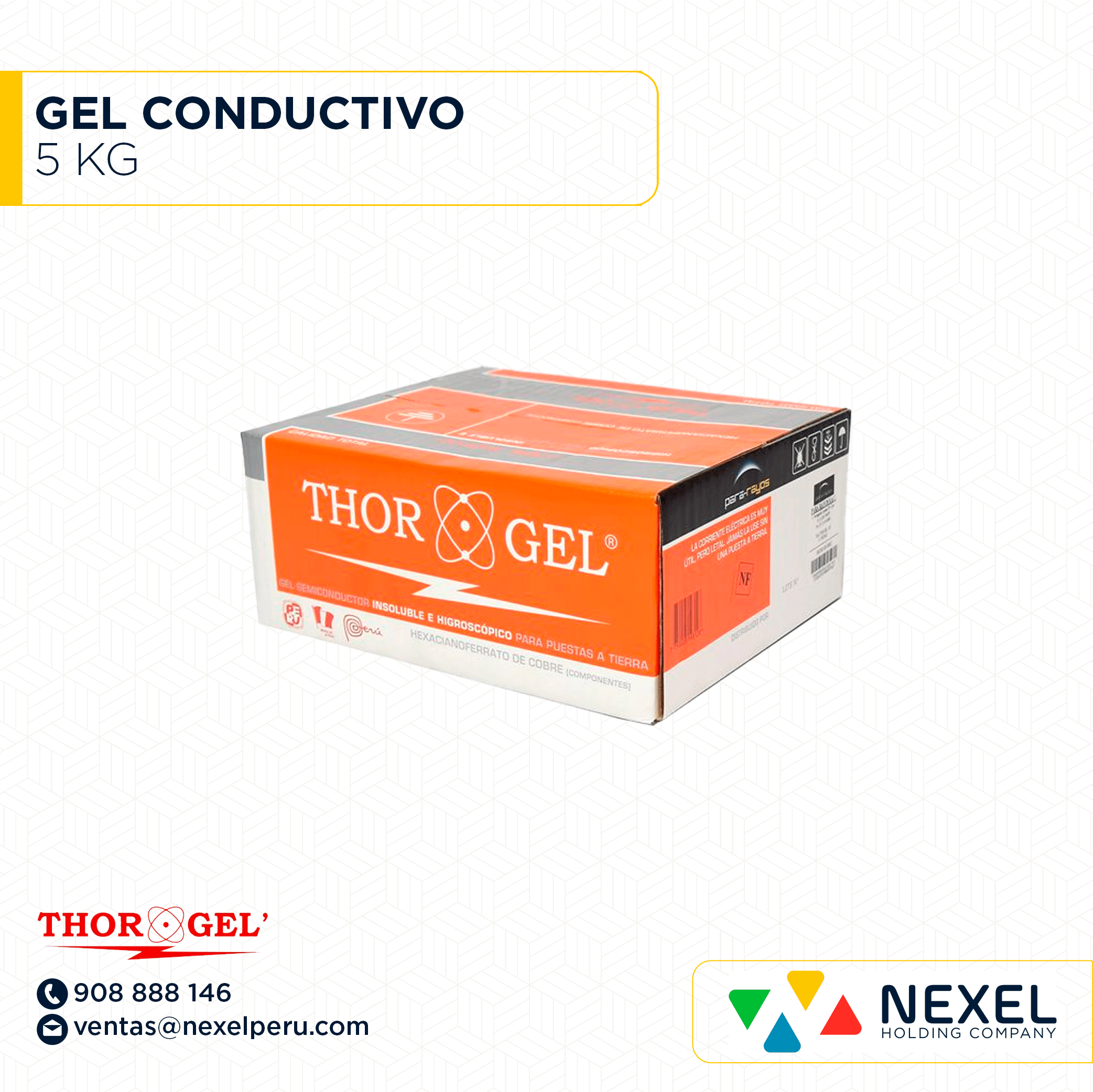 GEL CONDUCTIVO 5 KG THORGEL *** THORGEL