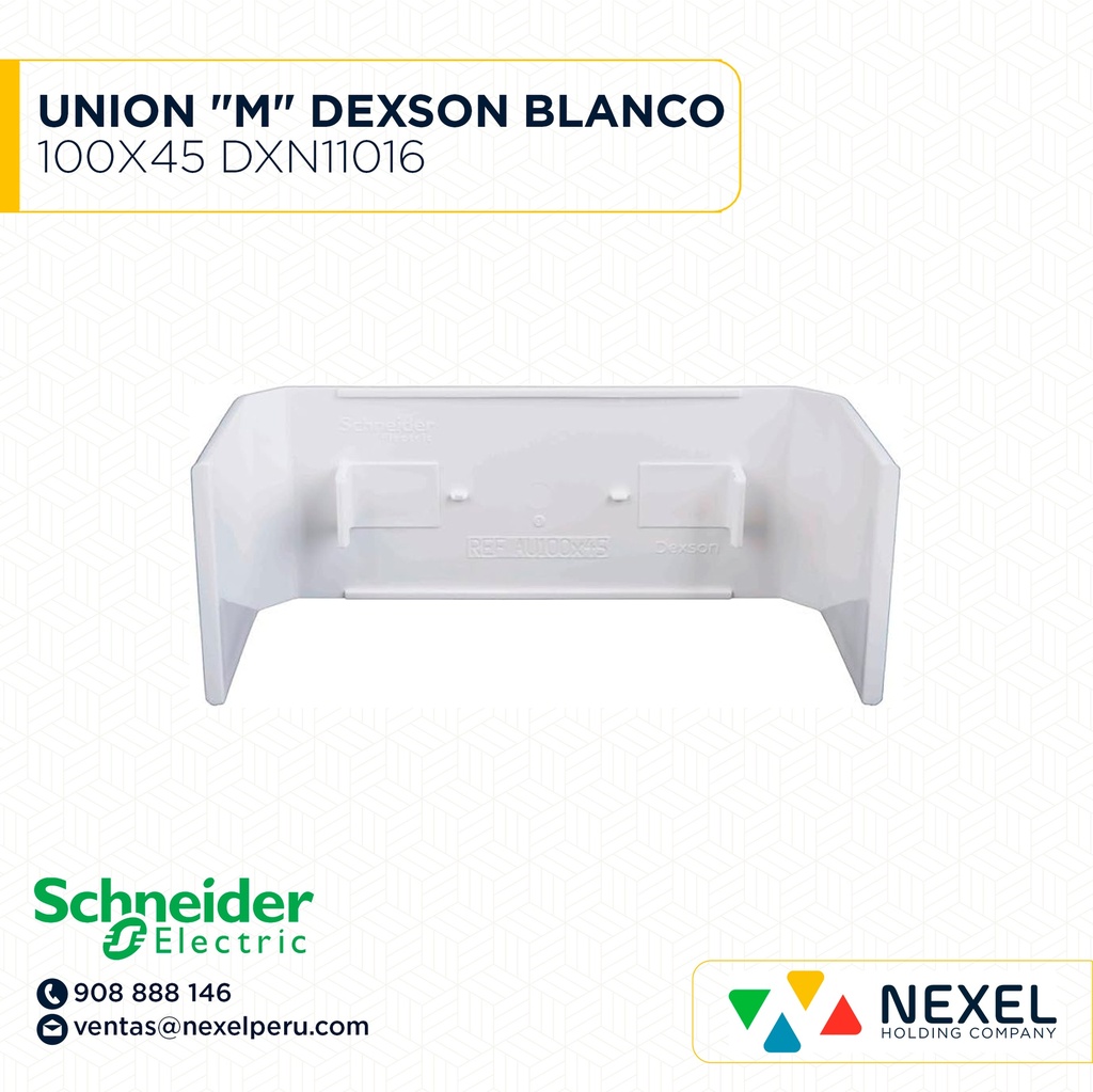 UNION 100X45 "M" DEXSON BLANCO/ DXN11016 SCHNEIDER