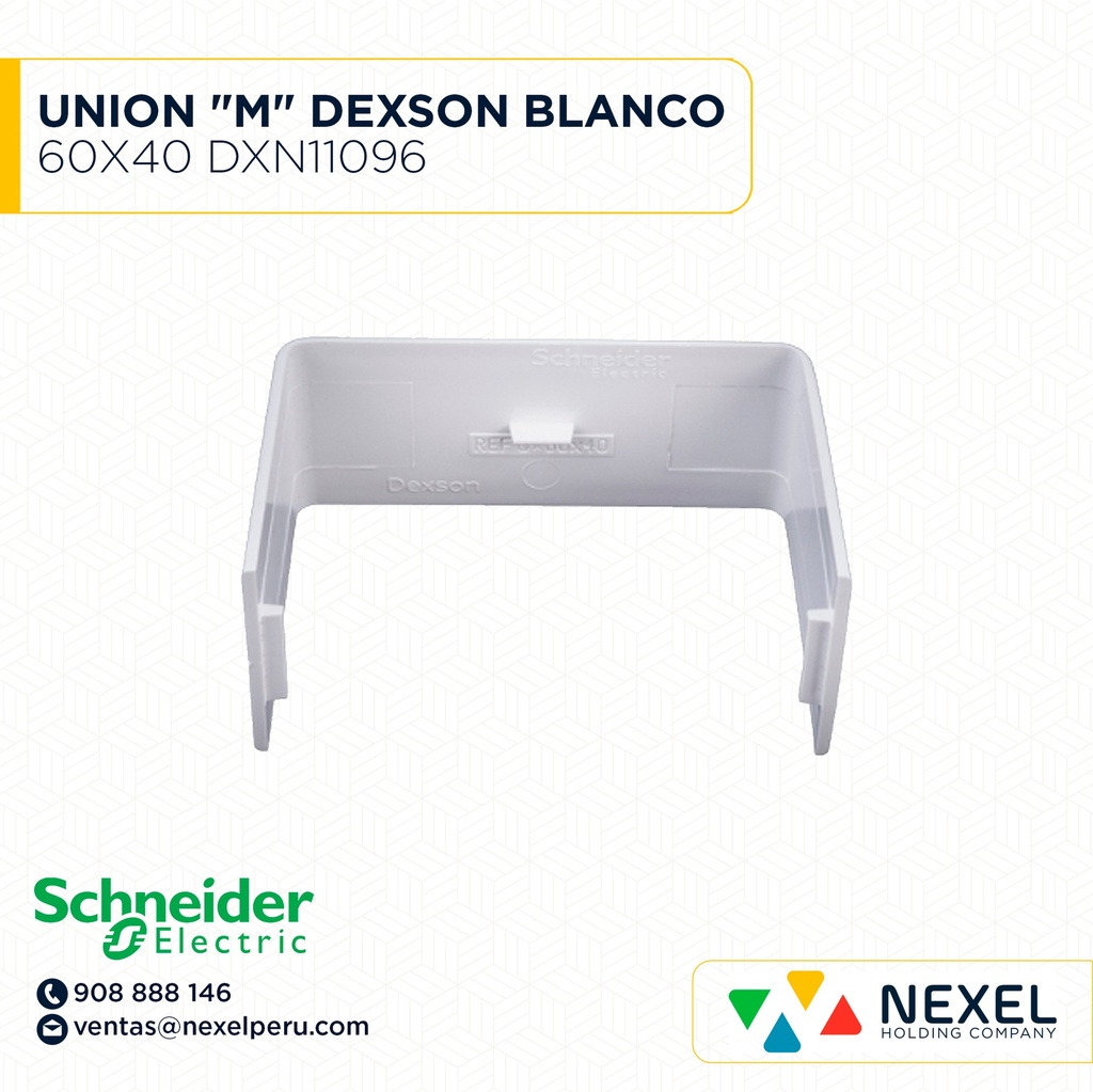 UNION 60X40 "M" DEXSON BLANCO/ DXN11106 SCHNEIDER