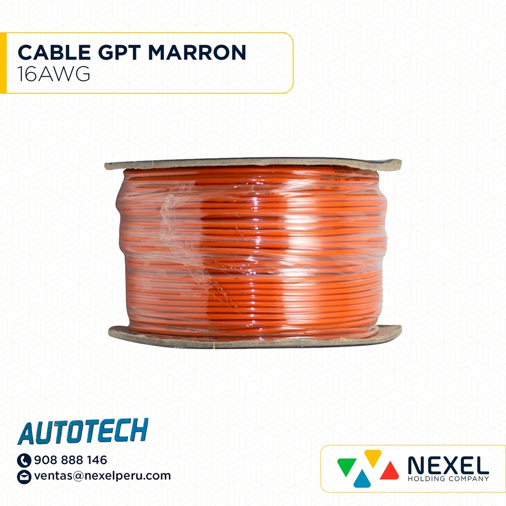CABLE GPT 16AWG MARRON AUTOTECH
