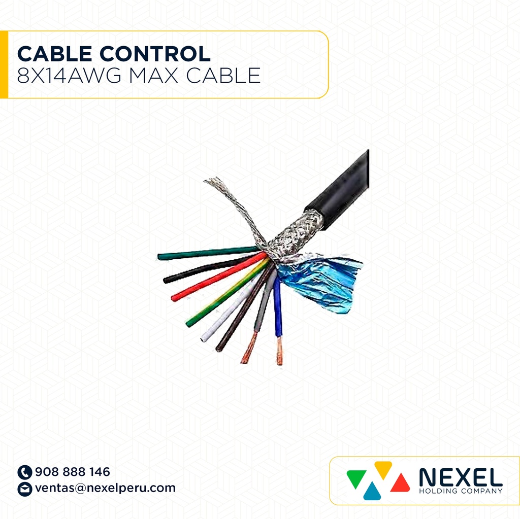 CABLE CONTROL 8X14AWG MAX CABLE
