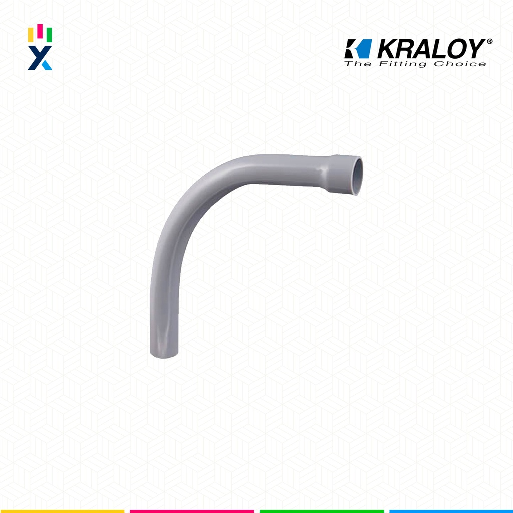 CURVA PVC SCH40 90° HEMBRA/HEMBRA 11/2" (38MM) UL651 KRALOY