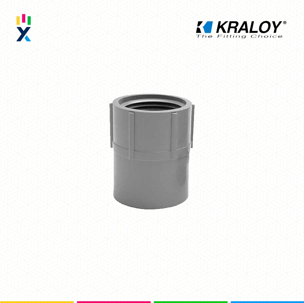CONECTOR PVC HEMBRA SCH40/80 1" (25MM) UL651 KRALOY